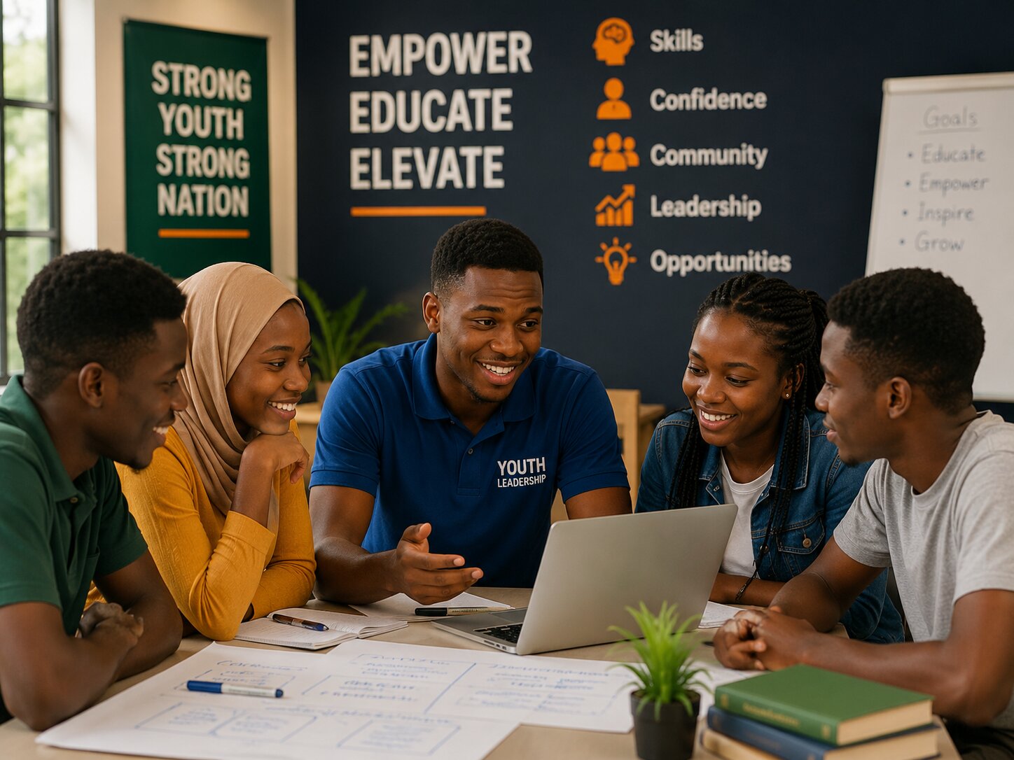 Young Nigerian women in an empowerment programme